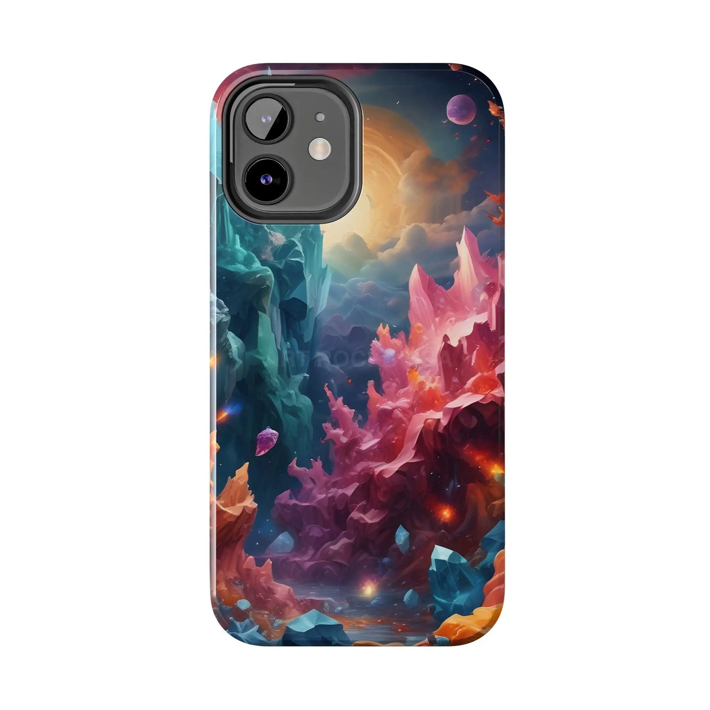 Celestial Crystal World Tough Phone Cases | Galaxy Art | Unique Phone Covers | Space-Themed Accessories | Gifts