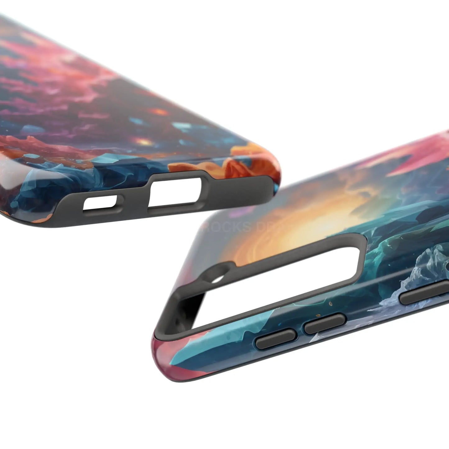 Celestial Crystal World Tough Phone Cases | Galaxy Art | Unique Phone Covers | Space-Themed Accessories | Gifts