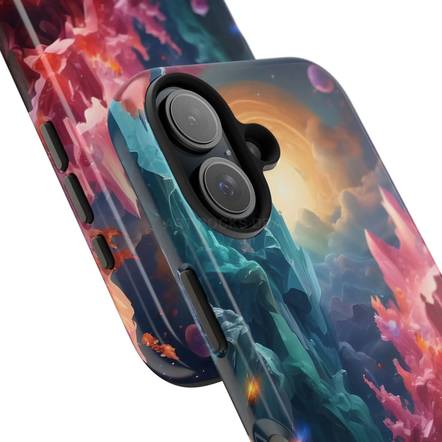 Celestial Crystal World Tough Phone Cases | Galaxy Art | Unique Phone Covers | Space-Themed Accessories | Gifts