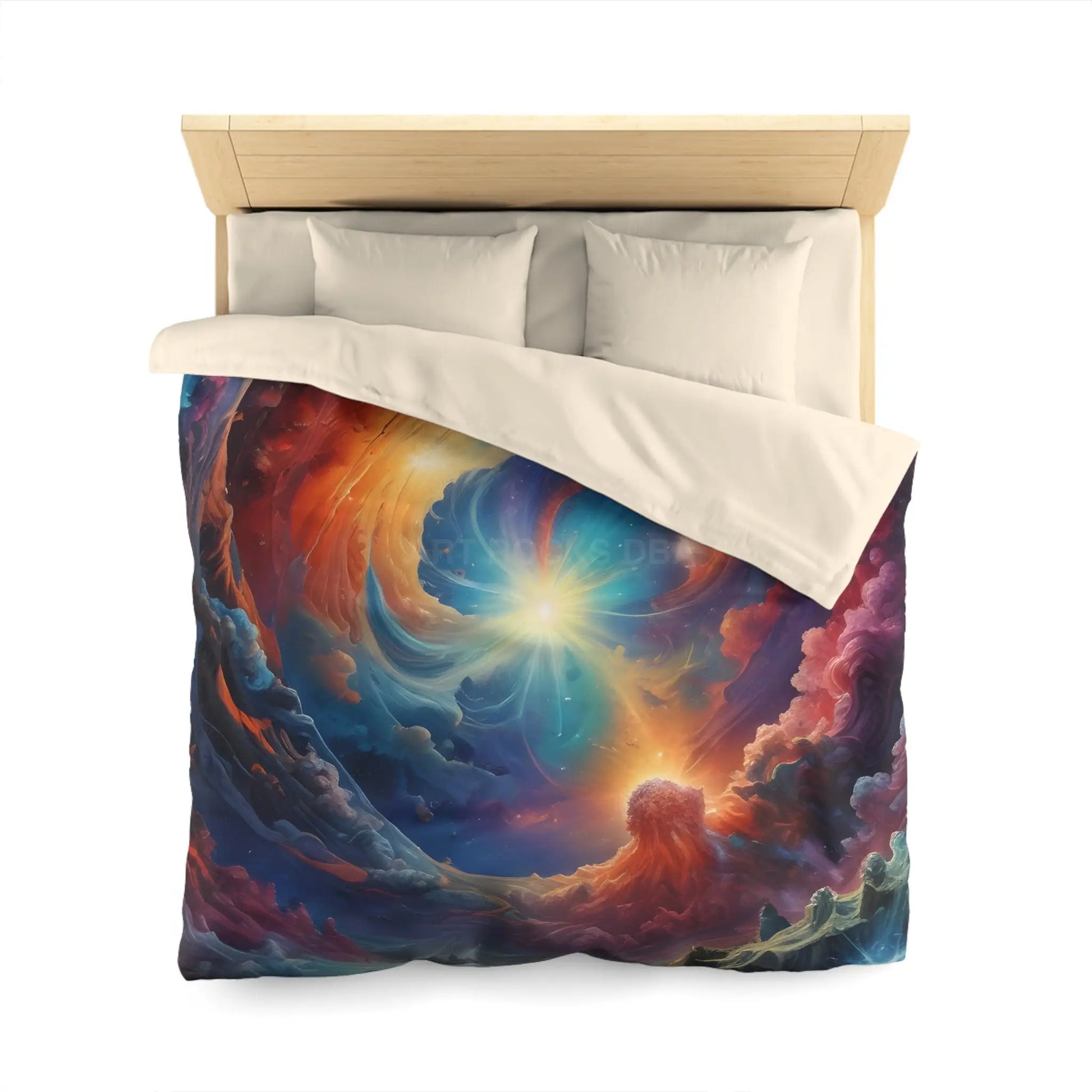 Celestial Dream Microfiber Duvet Cover Cosmic Bedding Space Decor Galaxy Duvet Astronaut Gift Home Decor - Home Decor