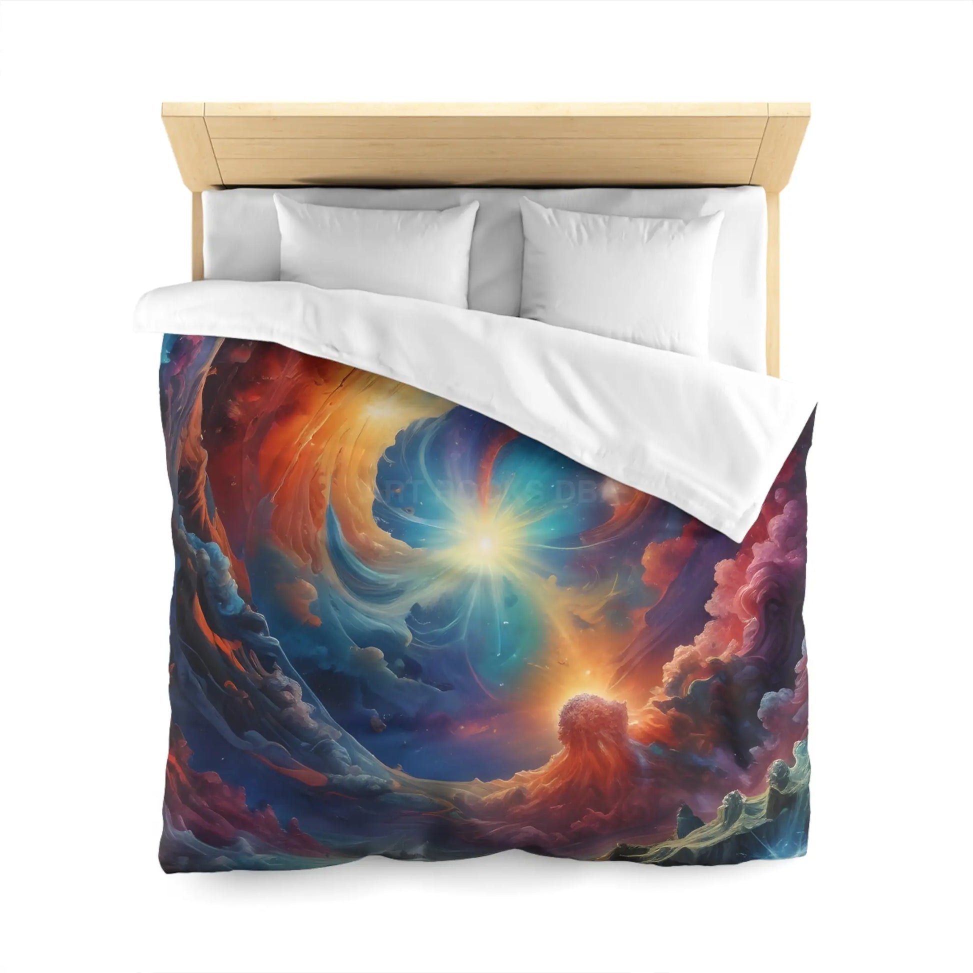 Celestial Dream Microfiber Duvet Cover Cosmic Bedding Space Decor Galaxy Duvet Astronaut Gift Home Decor - Home Decor