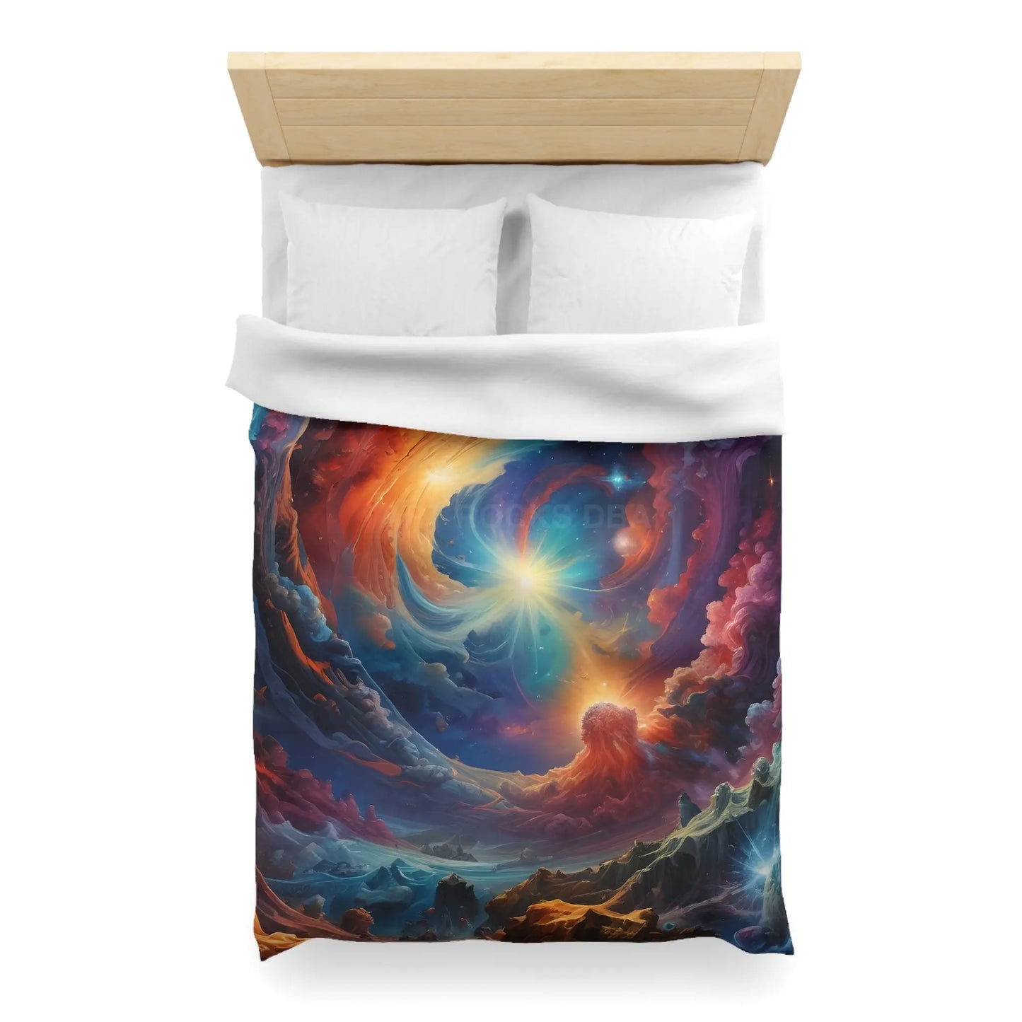 Celestial Dream Microfiber Duvet Cover Cosmic Bedding Space Decor Galaxy Duvet Astronaut Gift Home Decor - Home Decor