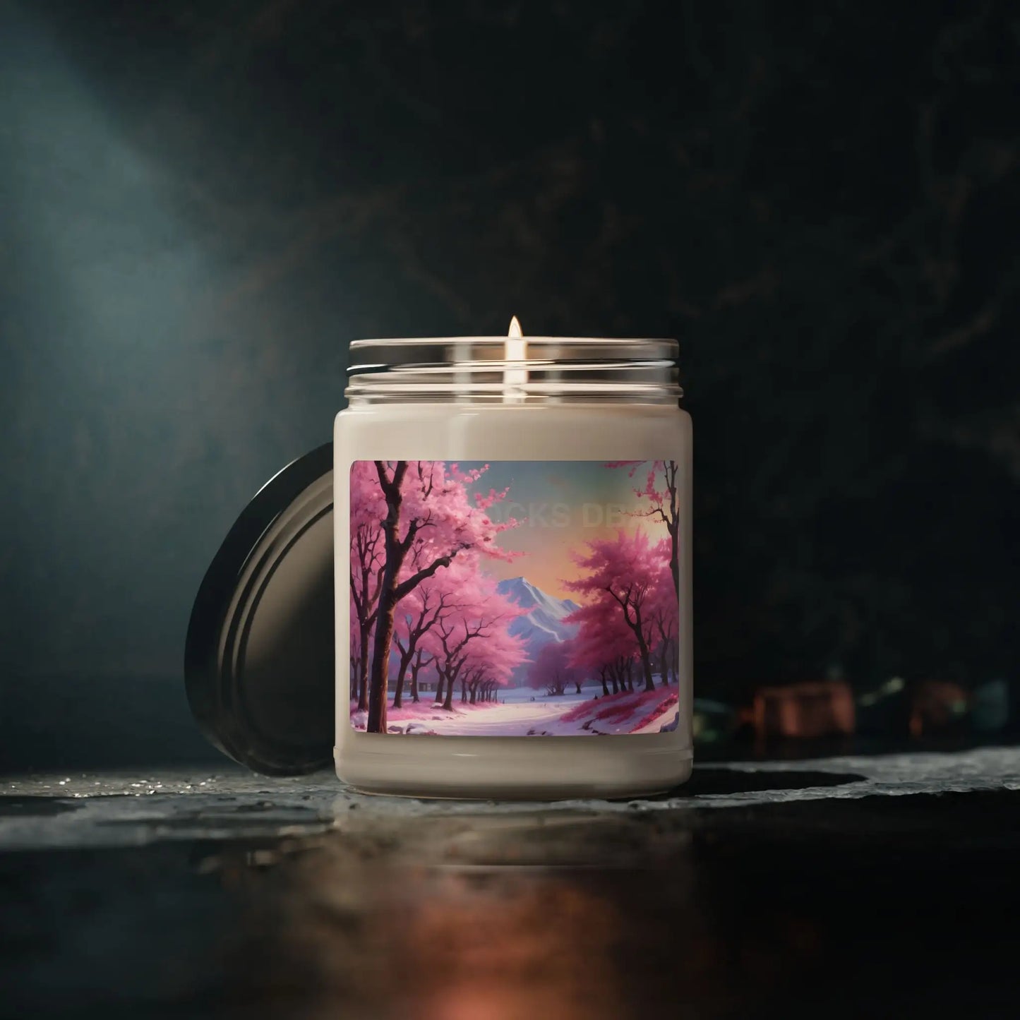 Cherry Blossom Candle Aromatherapy Gift Spring Decor Eco-friendly Soy Wax Home Fragrance Relaxation Self-Care Gift