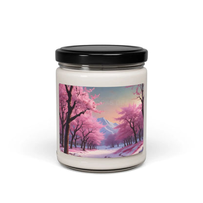 Cherry Blossom Candle Aromatherapy Gift Spring Decor Eco-friendly Soy Wax Home Fragrance Relaxation Self-Care Gift