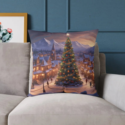 Christmas Tree Decorative Pillow Cozy Holiday Decor Winter Home Accent Gift for Friends and Family - Home Decor