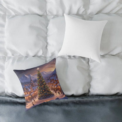 Christmas Tree Decorative Pillow Cozy Holiday Decor Winter Home Accent Gift for Friends and Family - Home Decor