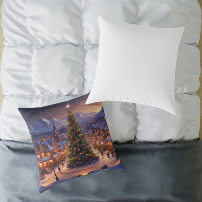 Christmas Tree Decorative Pillow Cozy Holiday Decor Winter Home Accent Gift for Friends and Family - Home Decor