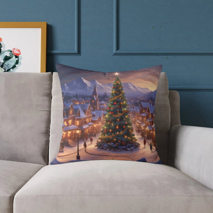 Christmas Tree Decorative Pillow Cozy Holiday Decor Winter Home Accent Gift for Friends and Family - Home Decor