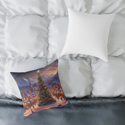 Christmas Tree Decorative Pillow Cozy Holiday Decor Winter Home Accent Gift for Friends and Family - Home Decor