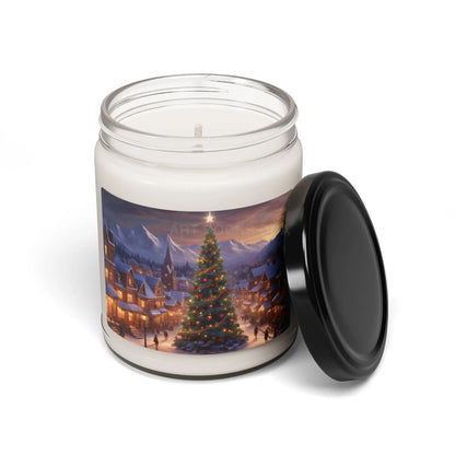 Christmas Tree Scented Candle | Holiday Decor Relaxation Gift Home Fragrance Festive Soy Candle Winter Ambiance - Home