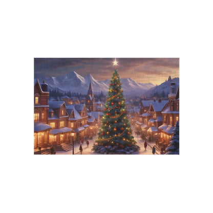 Christmas Tree Themed Outdoor Rug Holiday Patio Mat Winter Decor Festive Entrance Rug Christmas Tree Design - 24’’ ×