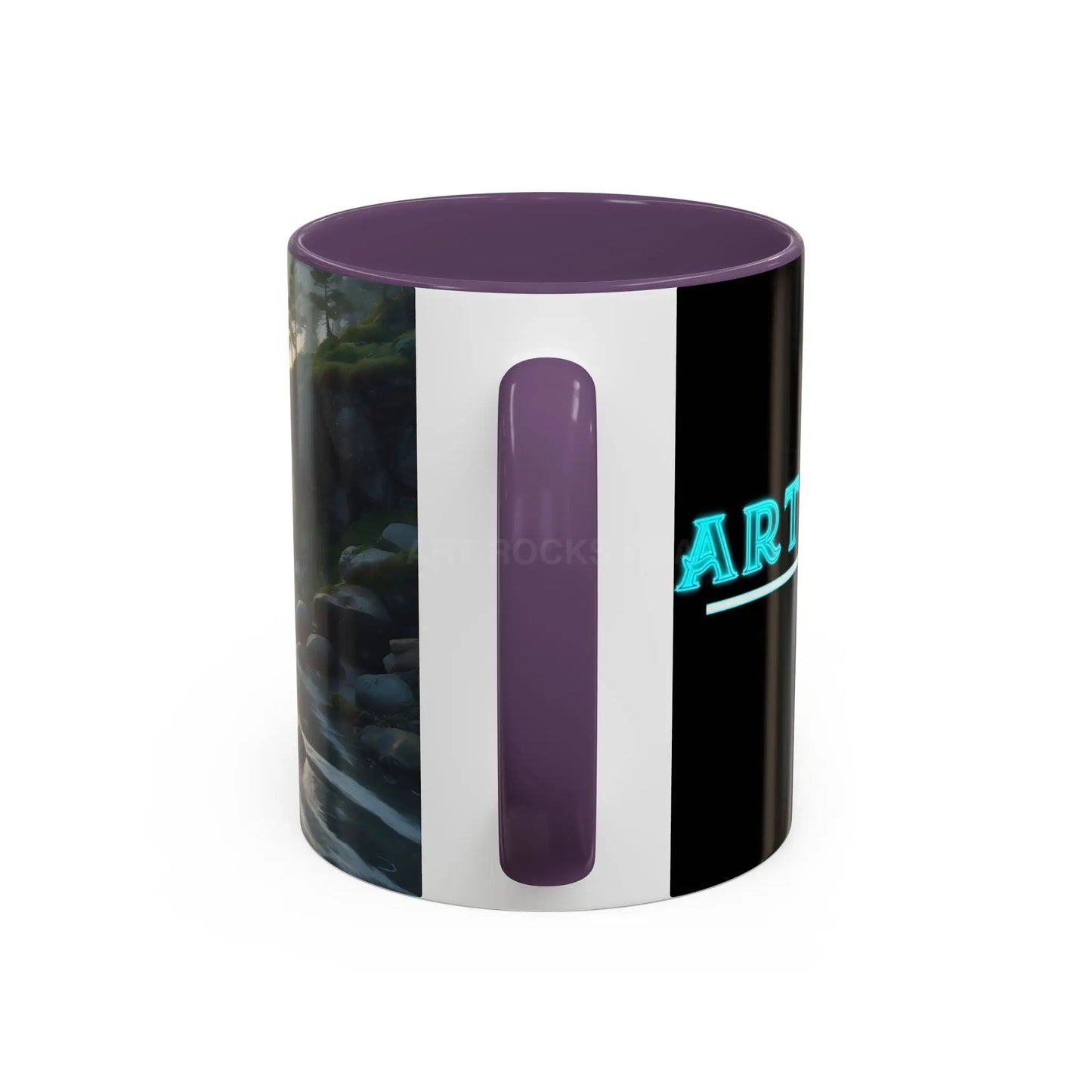 Coastal Coffee Mug — Ocean Rocks Landscape Accent Mug (11/15 oz) - Mug