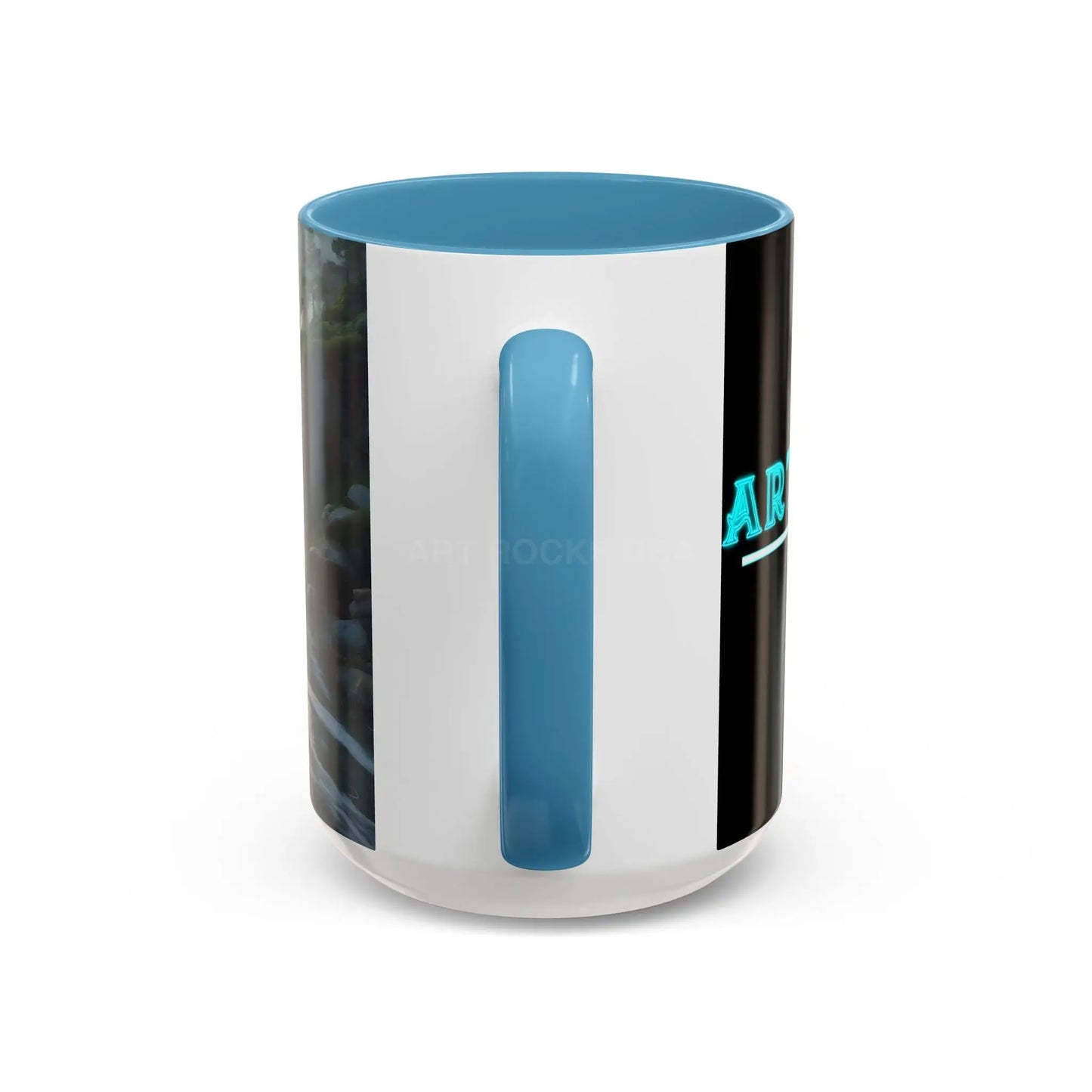 Coastal Coffee Mug — Ocean Rocks Landscape Accent Mug (11/15 oz) - Mug