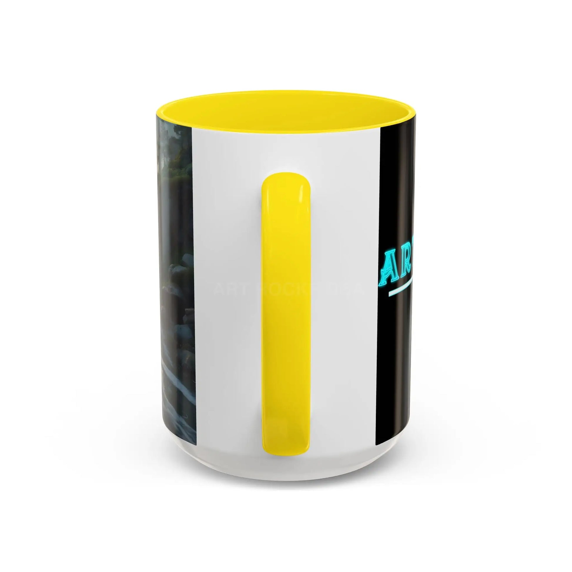 Coastal Coffee Mug — Ocean Rocks Landscape Accent Mug (11/15 oz) - Mug