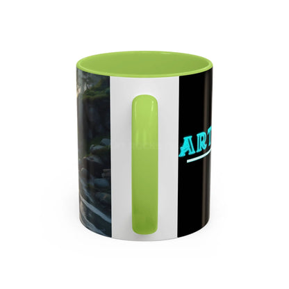 Coastal Coffee Mug — Ocean Rocks Landscape Accent Mug (11/15 oz) - Mug