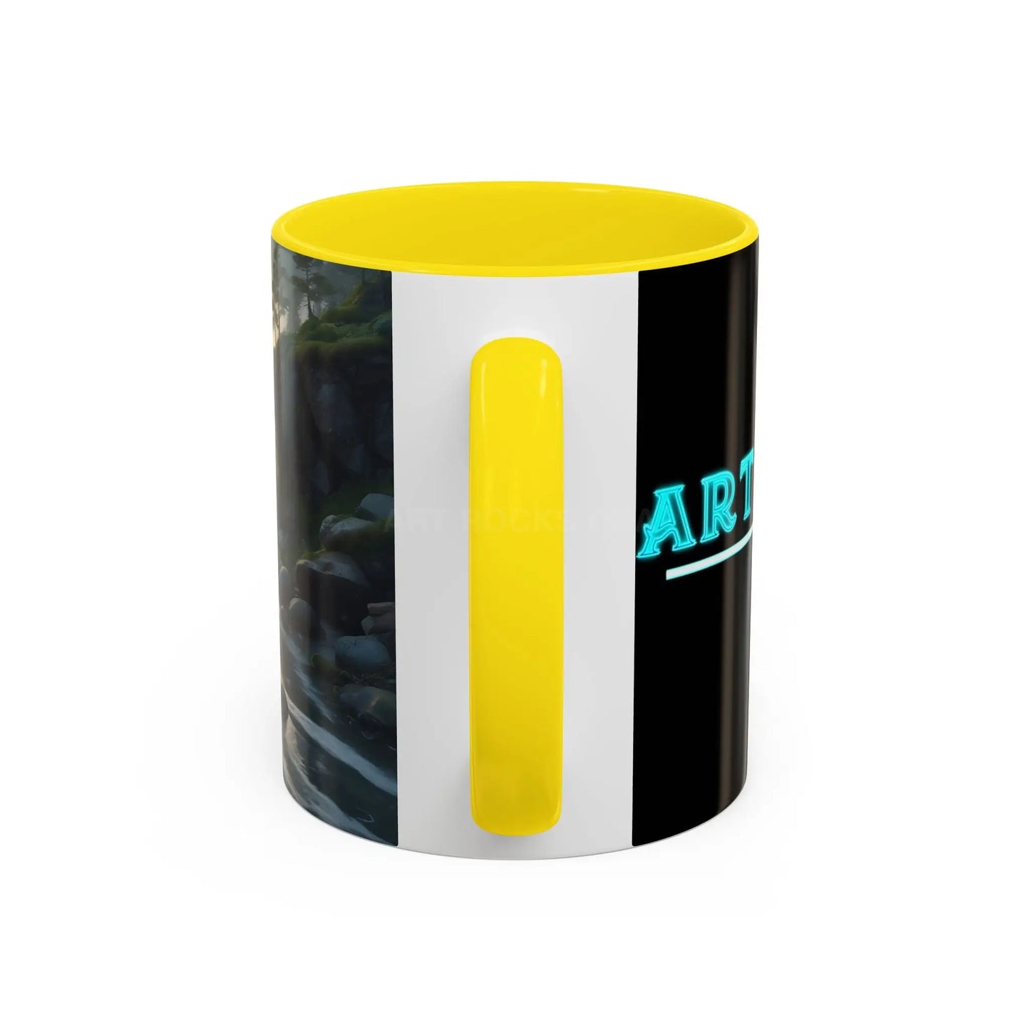 Coastal Coffee Mug — Ocean Rocks Landscape Accent Mug (11/15 oz) - Mug