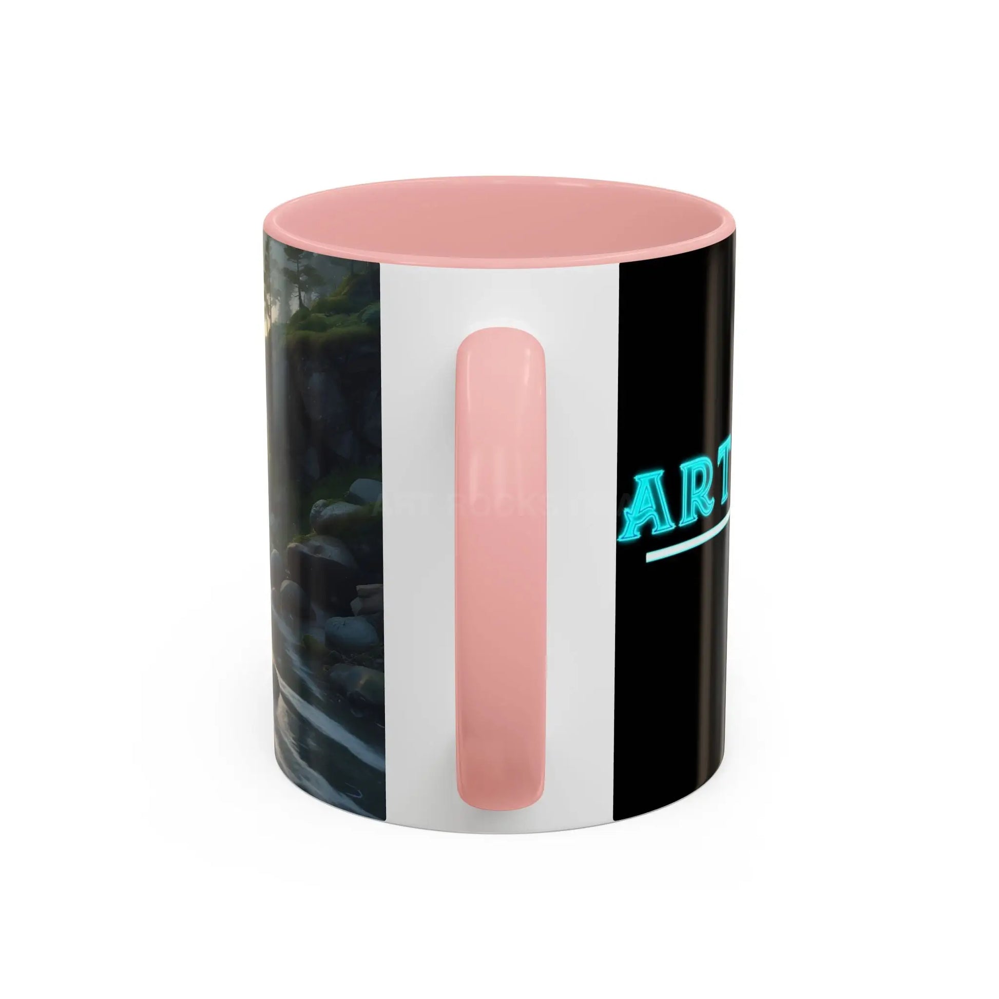 Coastal Coffee Mug — Ocean Rocks Landscape Accent Mug (11/15 oz) - Mug