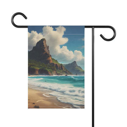 Coastal Paradise Garden Banner Beach Vibes Outdoor Decor Summer Garden Flag Ocean Theme Home Decoration Nautical Yard