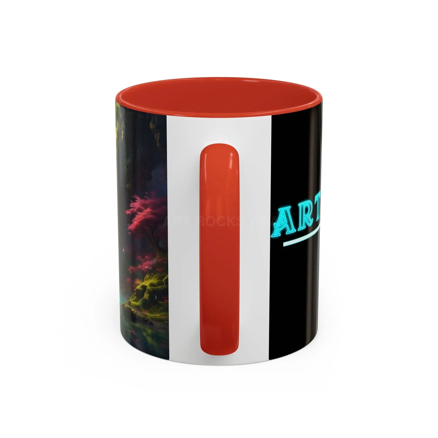 Coffee Mug — Fantasy Waterfall Landscape Accent Mug (11/15oz) - Mug