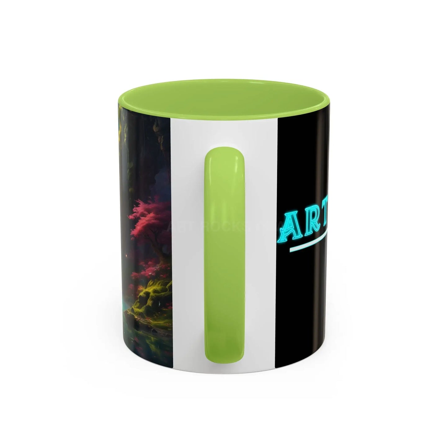 Coffee Mug — Fantasy Waterfall Landscape Accent Mug (11/15oz) - Mug