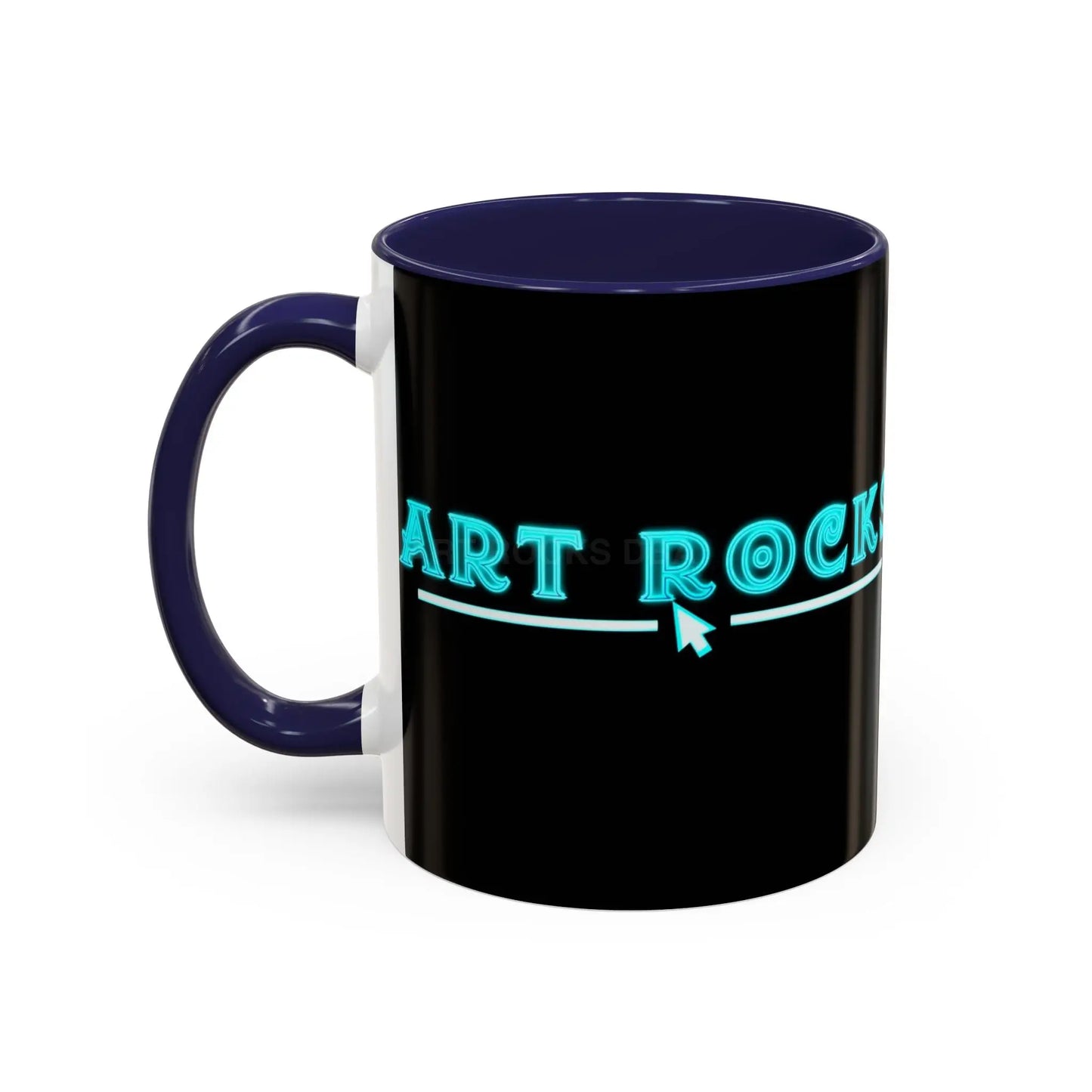 Coffee Mug — Mountain River with Aspen Trees Accent (11/15 oz) - Mug