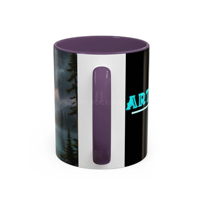 Coffee Mug — Scenic Lightning Lake Landscape Accent Mug - Mug