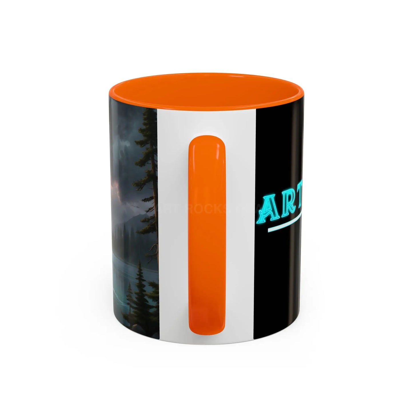 Coffee Mug — Scenic Lightning Lake Landscape Accent Mug - Mug