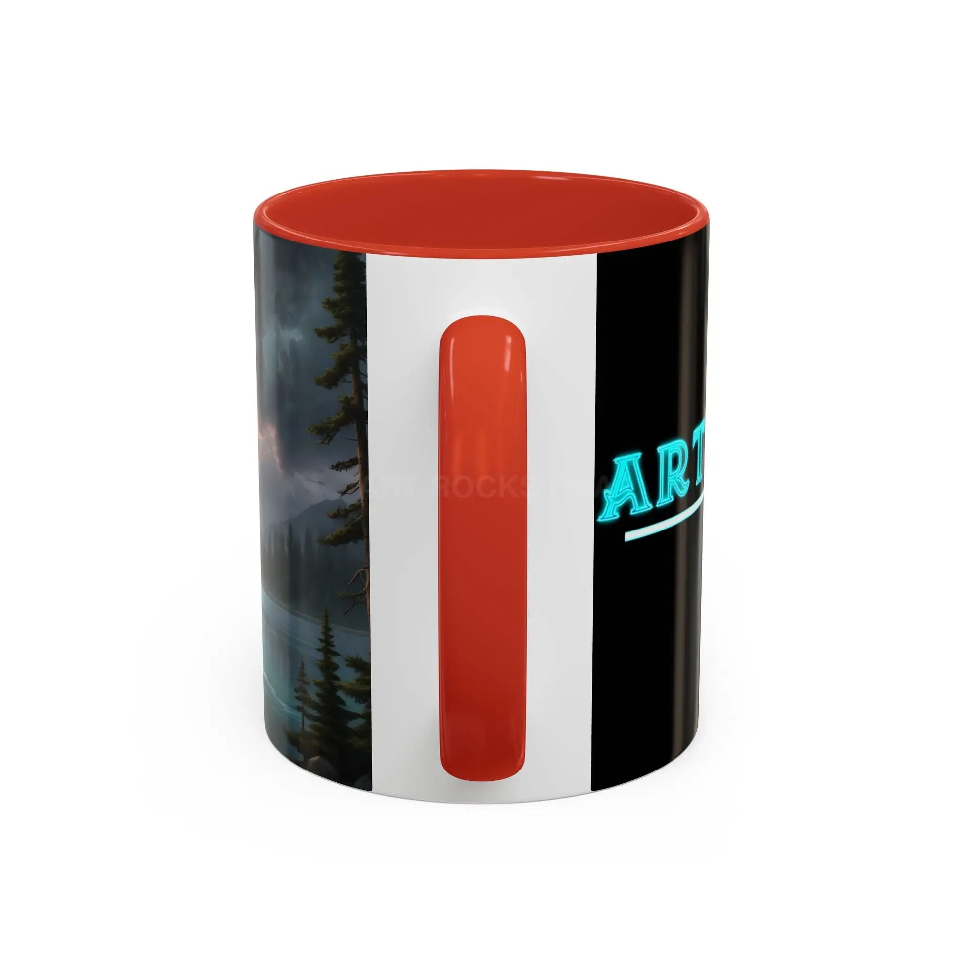 Coffee Mug — Scenic Lightning Lake Landscape Accent Mug - Mug