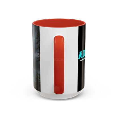 Coffee Mug — Scenic Lightning Lake Landscape Accent Mug - Mug