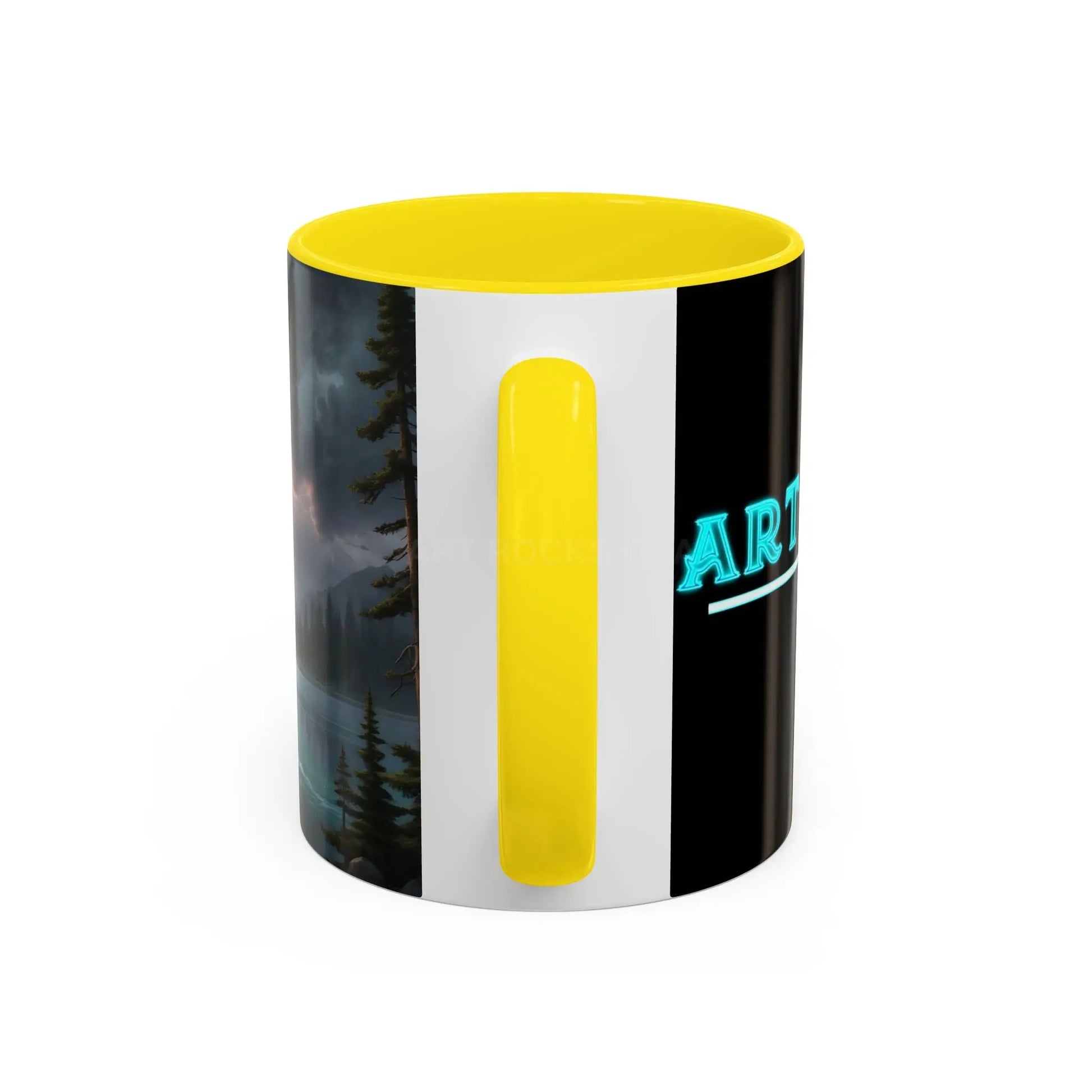 Coffee Mug — Scenic Lightning Lake Landscape Accent Mug - Mug