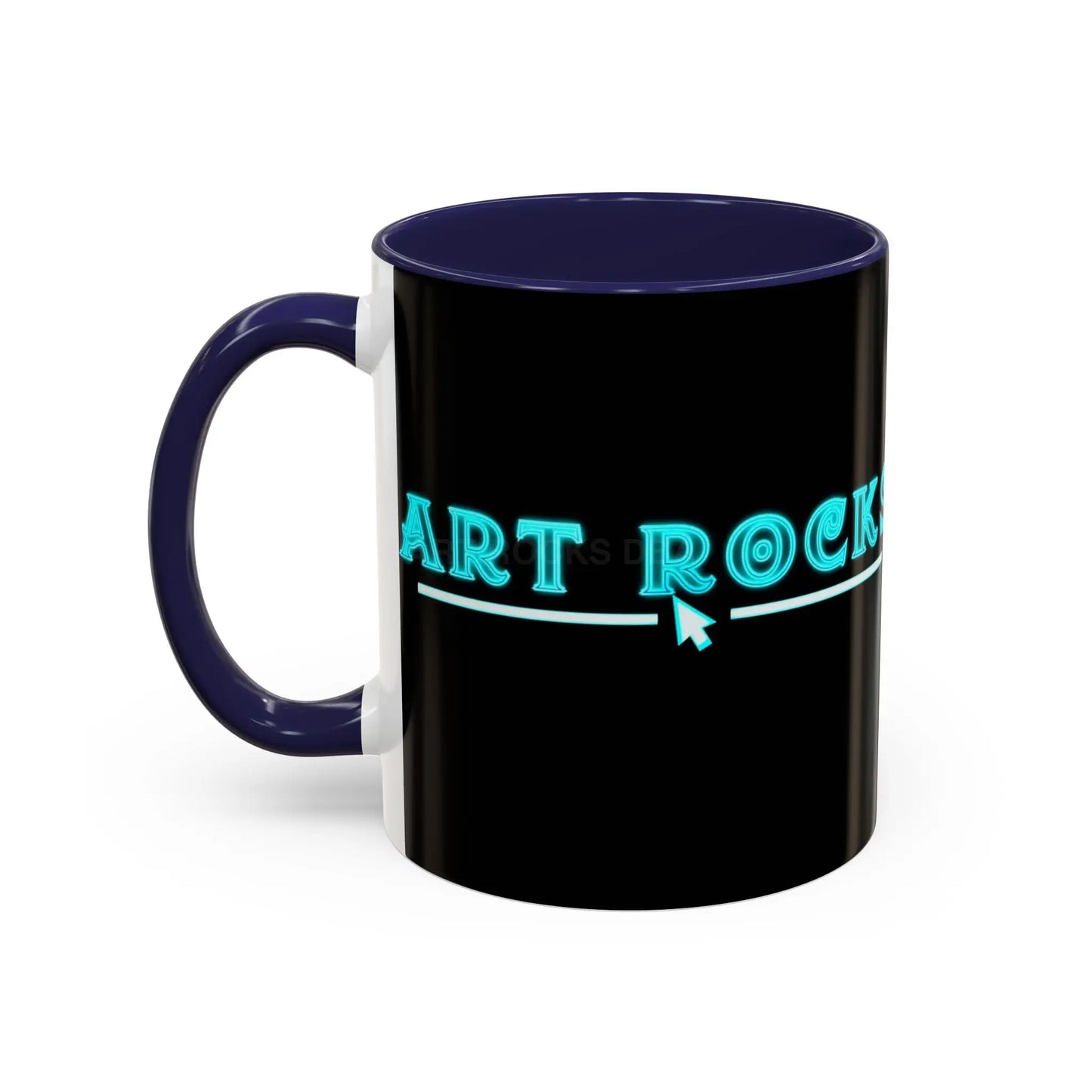 Coffee Mug — Winter Space Traveling with Backpacker (Accent 11/15oz) - Mug