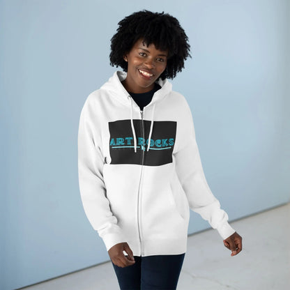 Colorful Surreal Mountain Landscape Zip-Up Hoodie - Hoodie