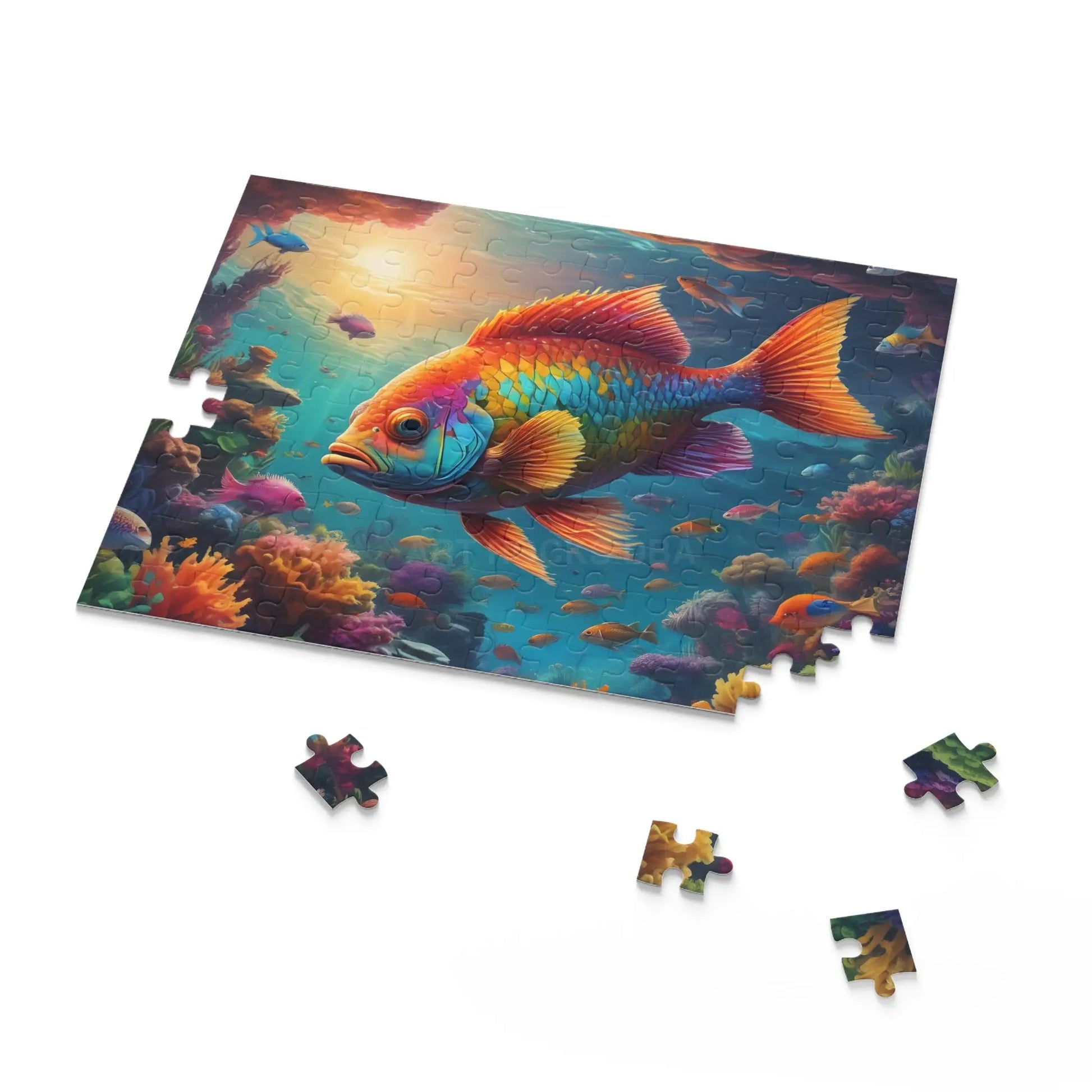 Colorful Tropical Fish Jigsaw Puzzle — 120/252/500 Pieces - Puzzle