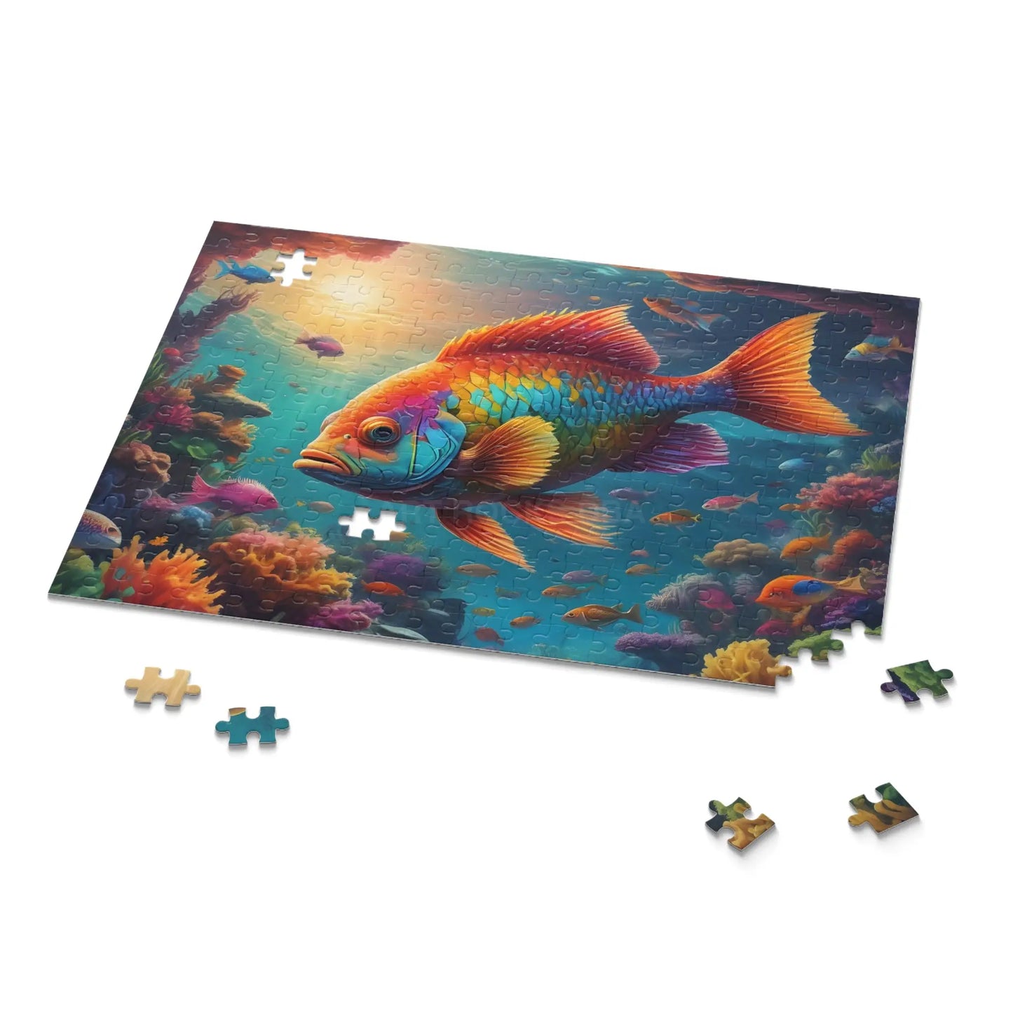 Colorful Tropical Fish Jigsaw Puzzle — 120/252/500 Pieces - Puzzle