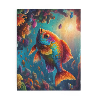 Colorful Tropical Fish Jigsaw Puzzle — 120/252/500 Pieces - Puzzle