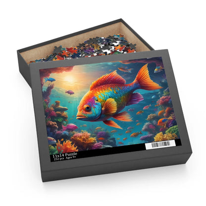 Colorful Tropical Fish Jigsaw Puzzle — 120/252/500 Pieces - Puzzle