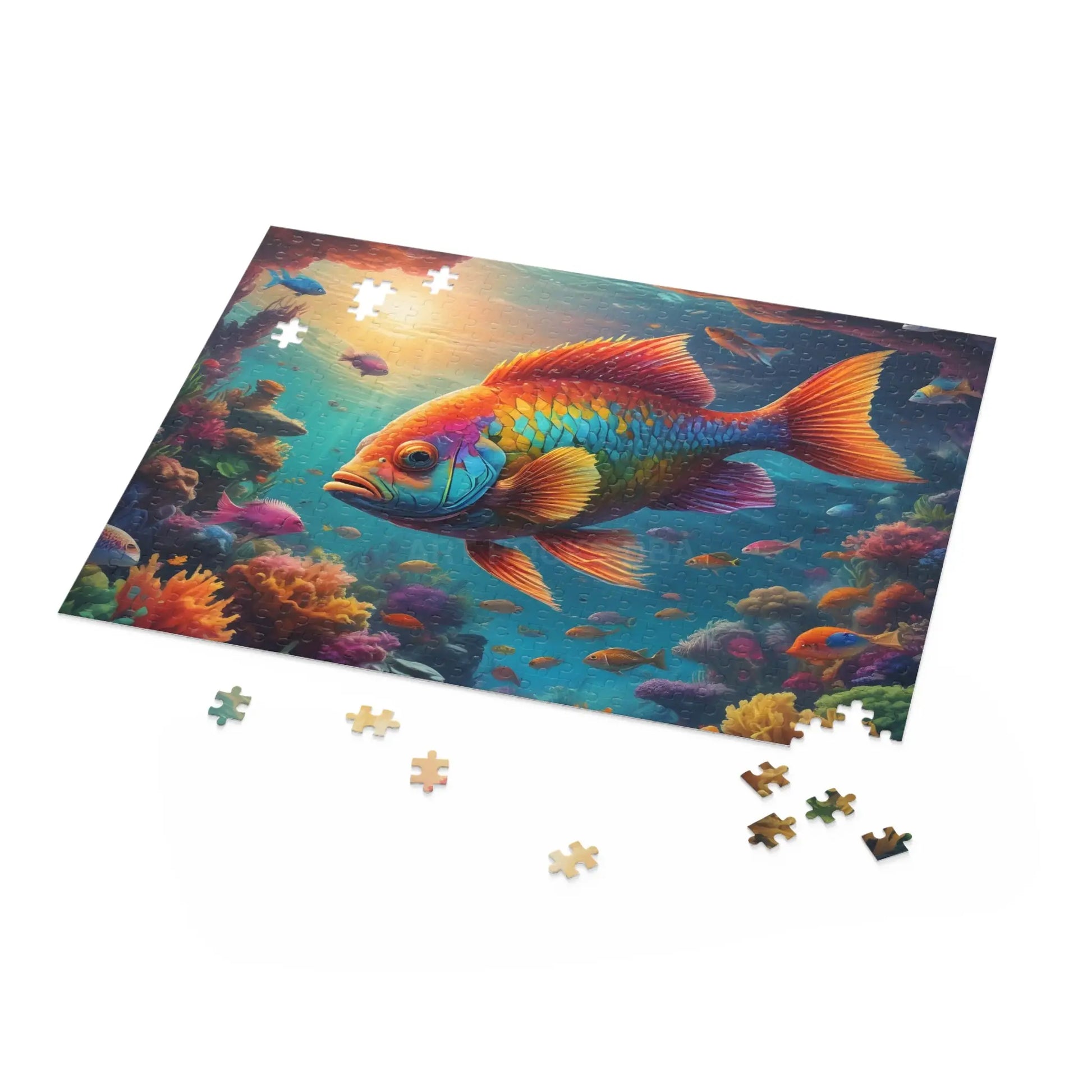 Colorful Tropical Fish Jigsaw Puzzle — 120/252/500 Pieces - Puzzle