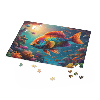 Colorful Tropical Fish Jigsaw Puzzle — 120/252/500 Pieces - Puzzle