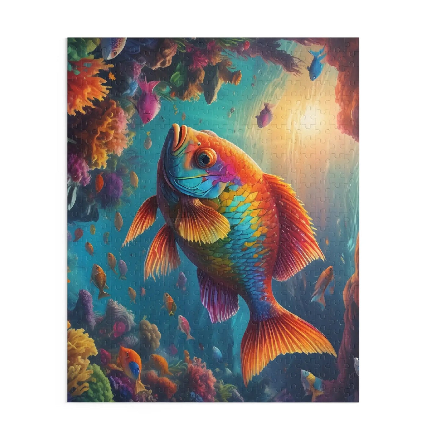 Colorful Tropical Fish Jigsaw Puzzle — 120/252/500 Pieces - Puzzle