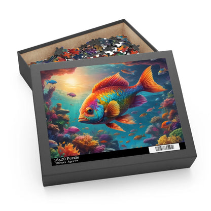 Colorful Tropical Fish Jigsaw Puzzle — 120/252/500 Pieces - Puzzle