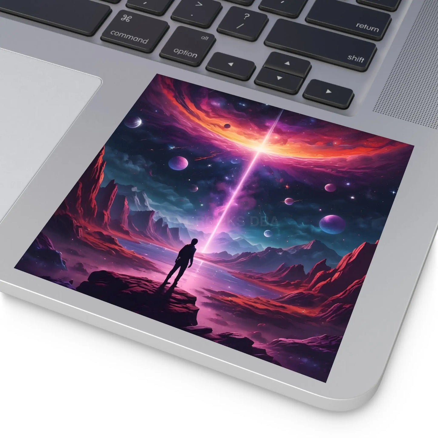 Cosmic Adventure Stickers Space Art Decals for Home Decor Party Favors Gift Ideas Astronomy Lovers - Paper products