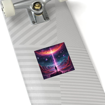 Cosmic Adventure Stickers Space Art Decals for Home Decor Party Favors Gift Ideas Astronomy Lovers - Paper products