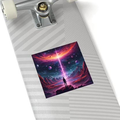 Cosmic Adventure Stickers Space Art Decals for Home Decor Party Favors Gift Ideas Astronomy Lovers - Paper products