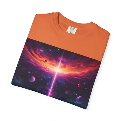 Cosmic Adventure T-shirt Unisex Graphic Tee Space Lover Gift Trendy Lightweight Shirt Universe Art Apparel Dreamy