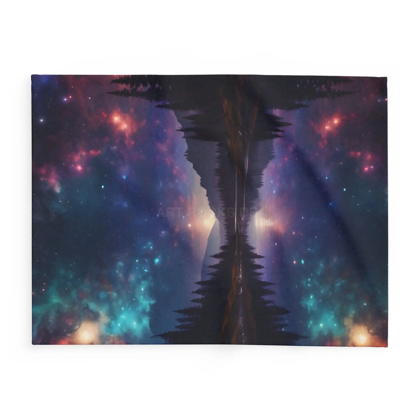 Cosmic Arctic Fleece Blanket - Starry Night Soft Throw Galaxy Home Decor Celestial Gift Cozy Homeware Stargazing