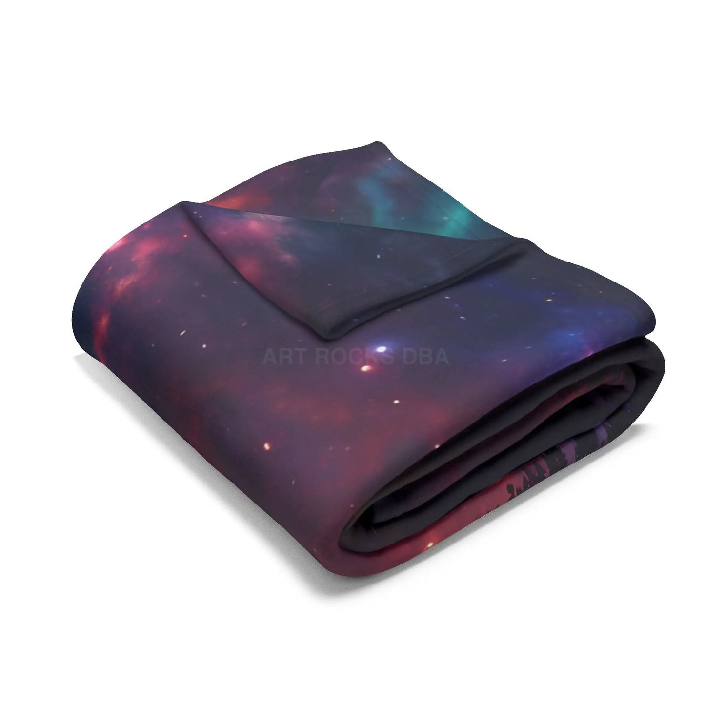Cosmic Arctic Fleece Blanket - Starry Night Soft Throw Galaxy Home Decor Celestial Gift Cozy Homeware Stargazing