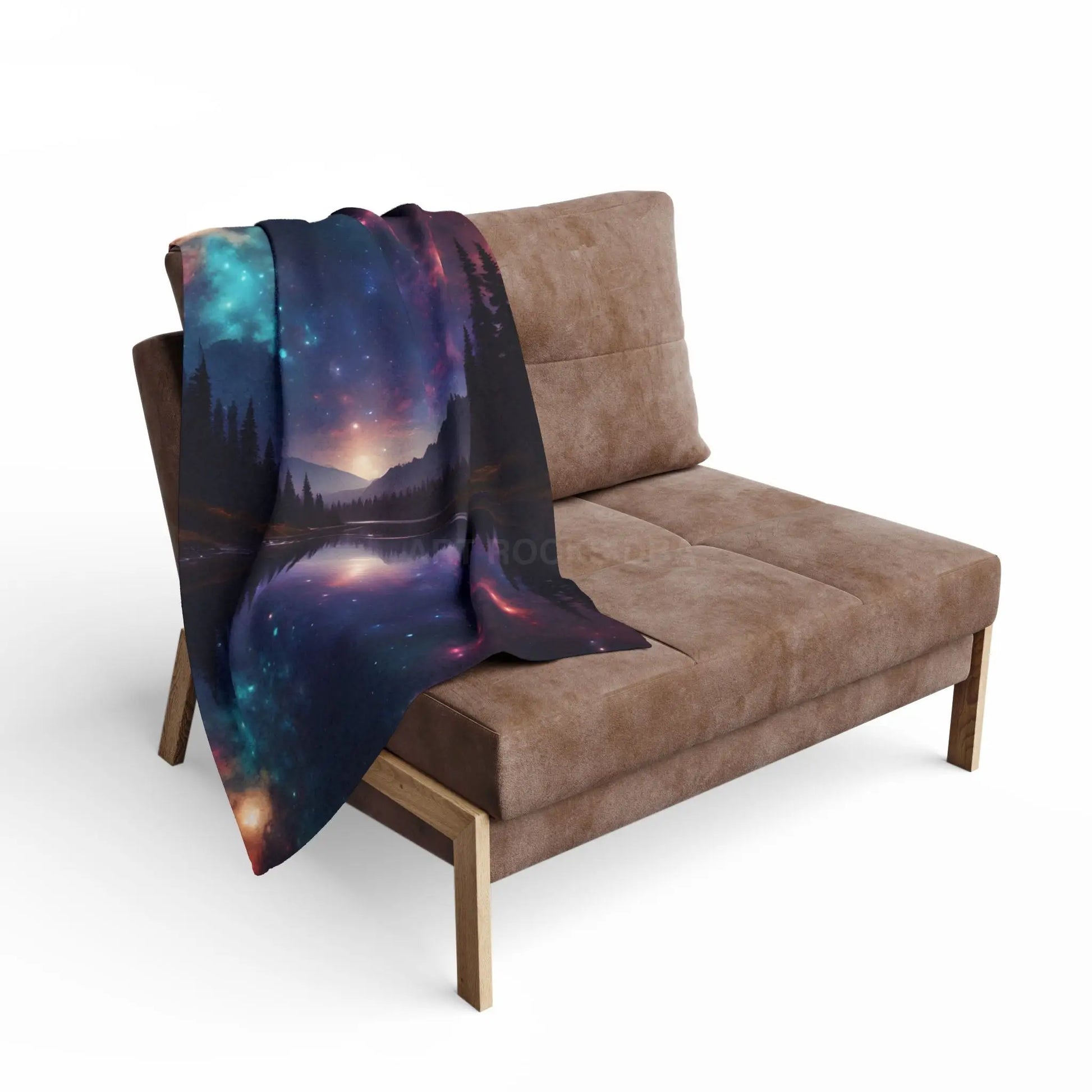 Cosmic Arctic Fleece Blanket - Starry Night Soft Throw Galaxy Home Decor Celestial Gift Cozy Homeware Stargazing