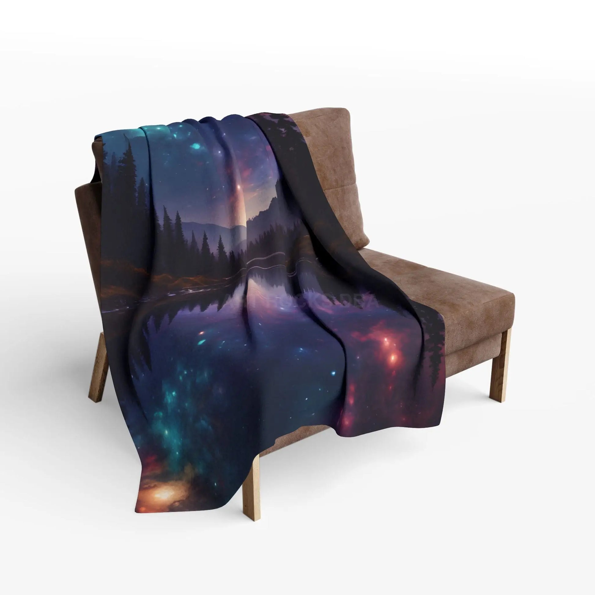 Cosmic Arctic Fleece Blanket - Starry Night Soft Throw Galaxy Home Decor Celestial Gift Cozy Homeware Stargazing