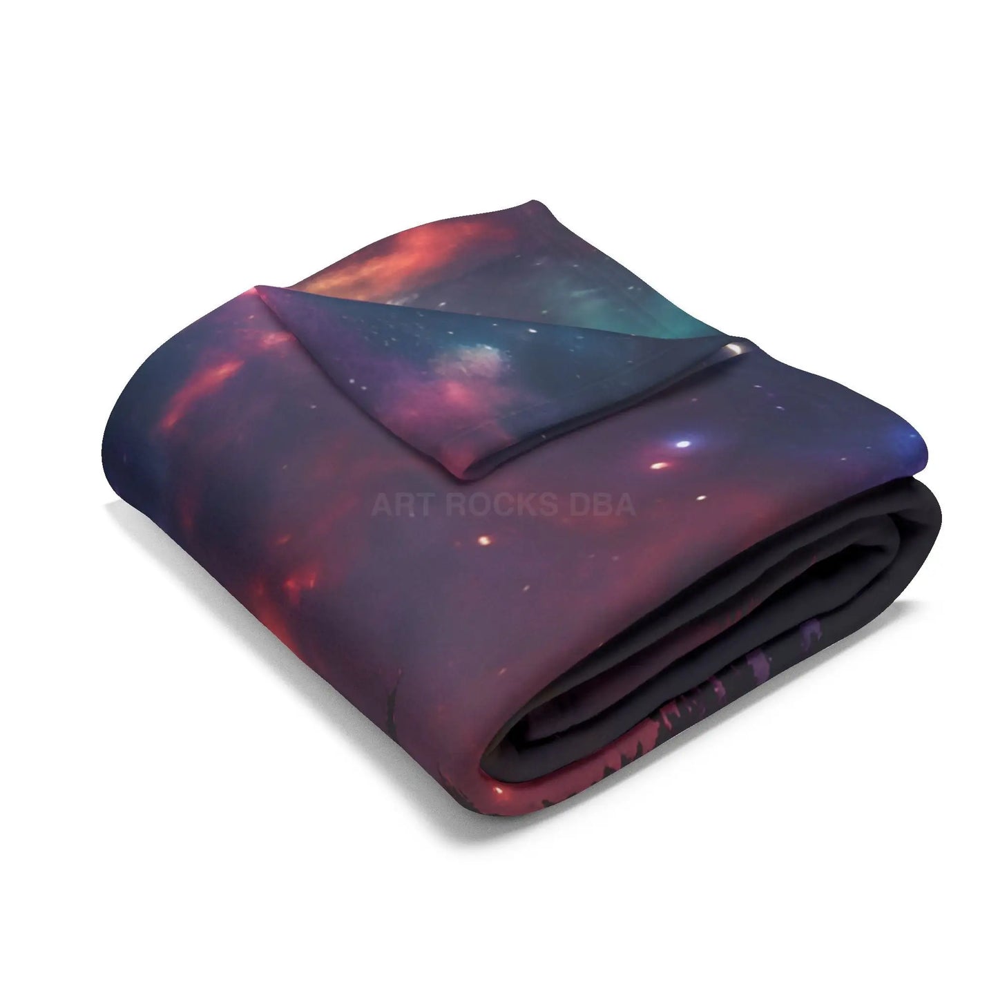 Cosmic Arctic Fleece Blanket - Starry Night Soft Throw Galaxy Home Decor Celestial Gift Cozy Homeware Stargazing