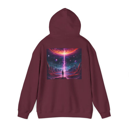 Cosmic Art Hoodie - Unisex Sweatshirt for Art Lovers Gift for Artists Space Vibes Unique Graphic Apparel Comfortable